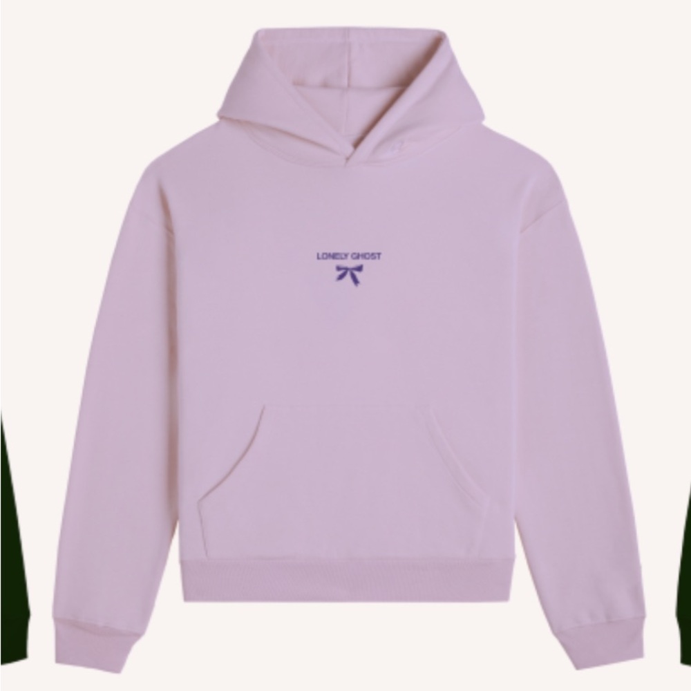 NWOT Lavender Bow Lonely Ghost Hoodie RARE